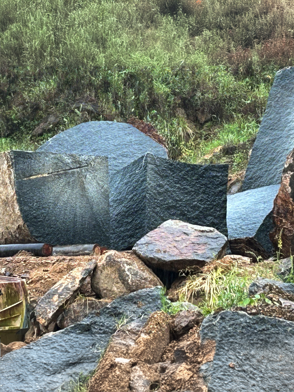 Imagem representativa do Granito Verde de Ubatuba