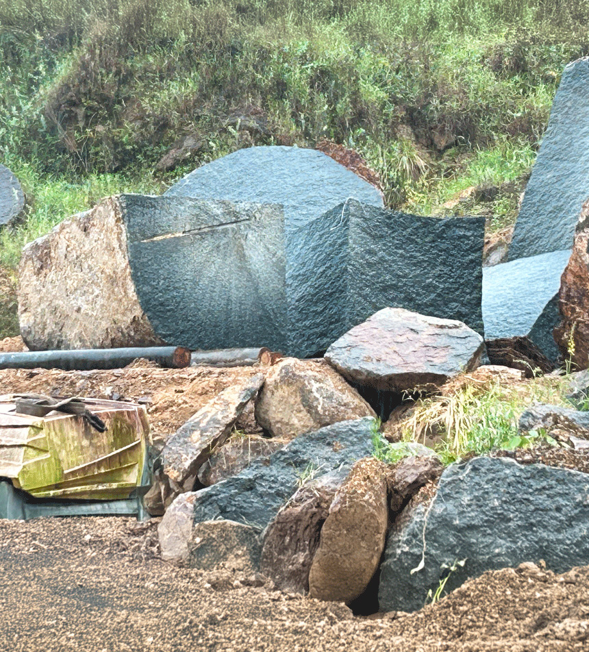 Imagem representativa do Granito Verde de Ubatuba